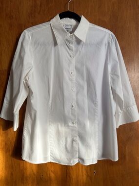 George White Stretch Button-Up Shirt